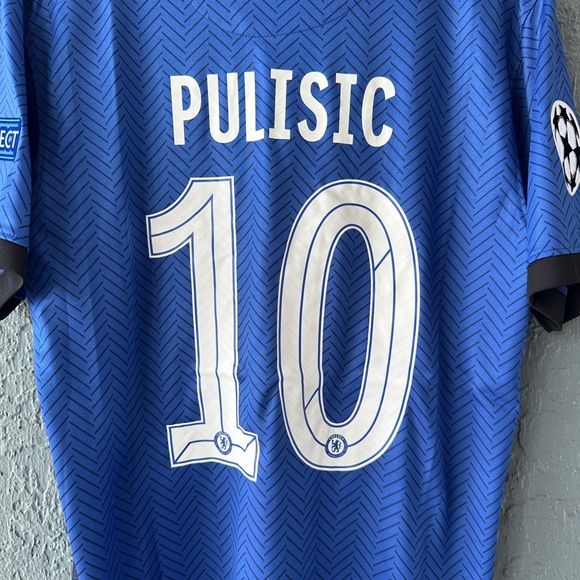 Chelsea Pulisic Soccer Jersey Final 2021 - Picture 4 of 5